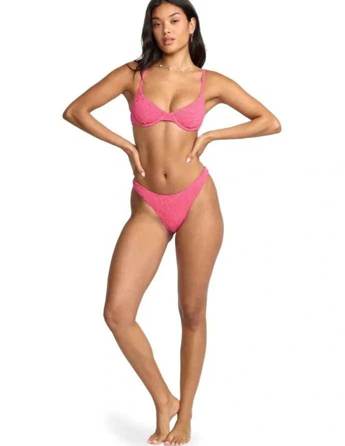 Billabong We're Wild Demi Underwire Bikini Top in Orange