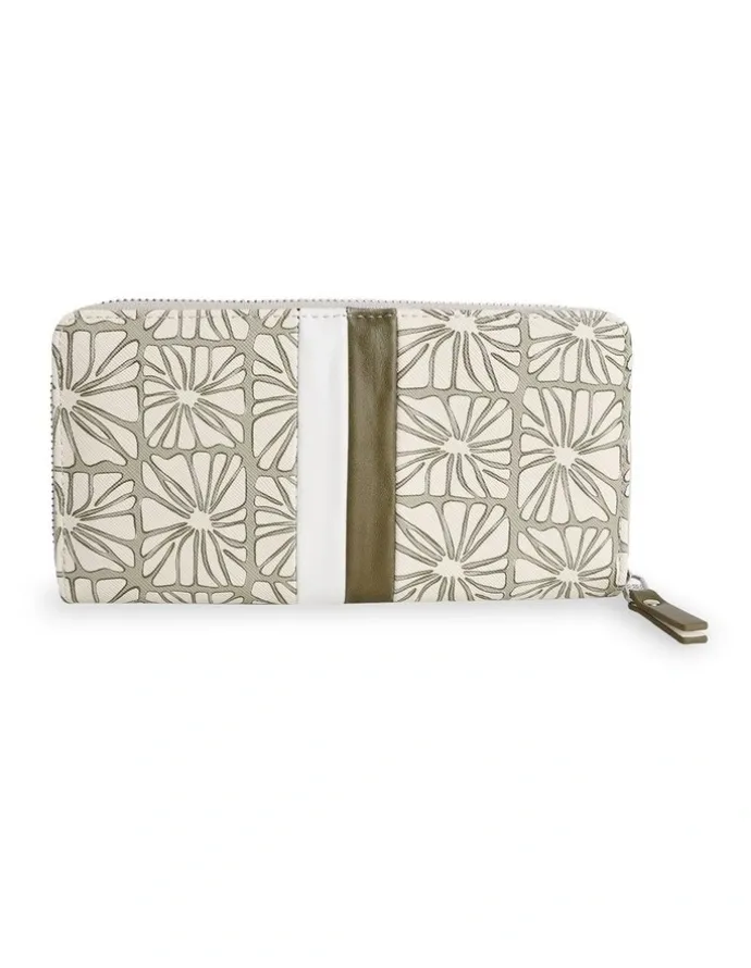 Billabong Zip Around Bi-Fold Wallet in Multi