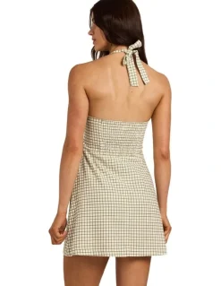 Billabong Break Line Mini Dress in Salt Crystal