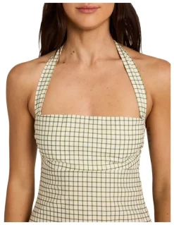 Billabong Break Line Mini Dress in Salt Crystal
