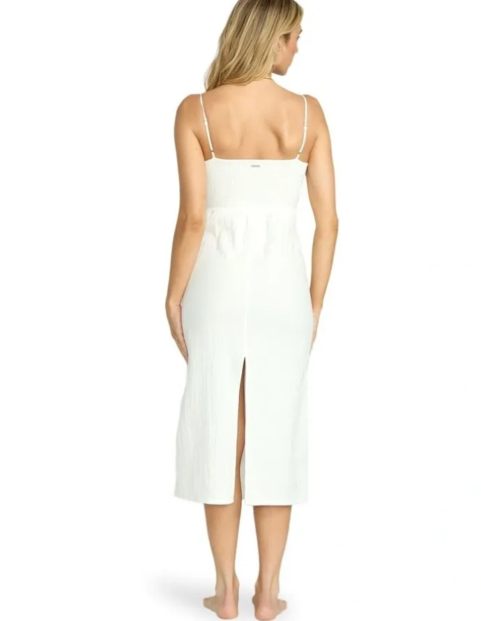 Billabong Crystal Clear Midi Dress White