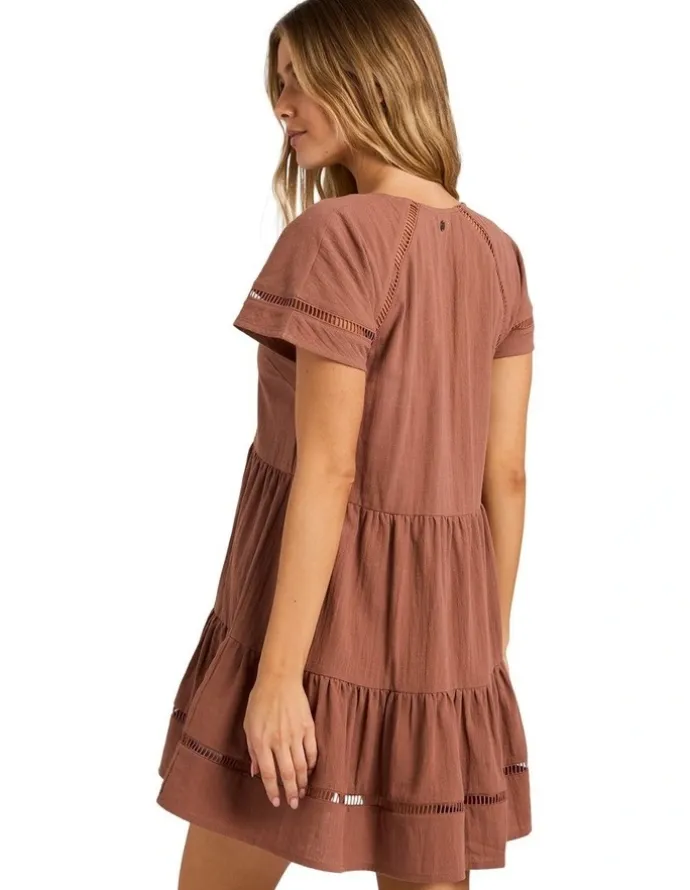 Billabong Juniper Mini Dress in Brownstone