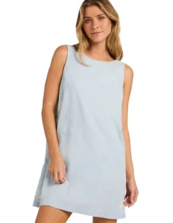 Billabong Marisol Mini Dress Sky in Gray