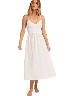Billabong Such A Trip Midi Dress in Salt Crystal