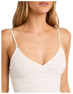 Billabong Such A Trip Midi Dress in Salt Crystal