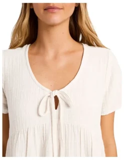 Billabong Sutton Mini Dress in Salt Crystal