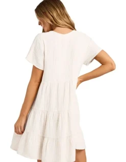 Billabong Sutton Mini Dress in Salt Crystal