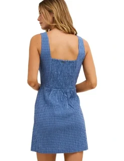 Billabong Twilight Dreamer Mini Dress True in Navy
