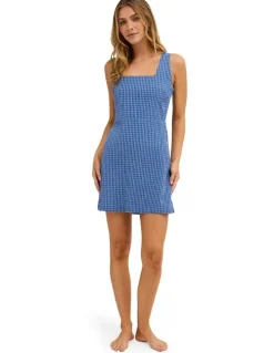 Billabong Twilight Dreamer Mini Dress True in Navy
