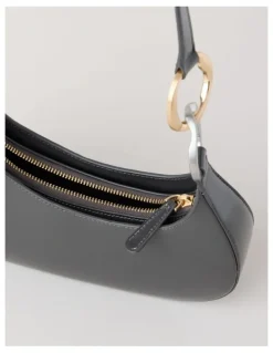 Blaq Bailey Shoulder Bag in Gunmetal