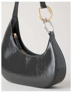 Blaq Bailey Shoulder Bag in Gunmetal