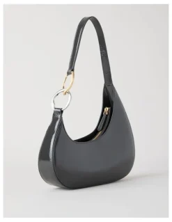 Blaq Bailey Shoulder Bag in Gunmetal