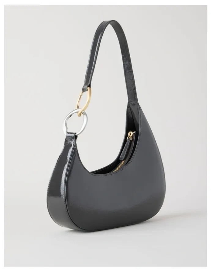 Blaq Bailey Shoulder Bag in Gunmetal