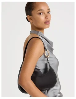 Blaq Bailey Shoulder Bag in Gunmetal