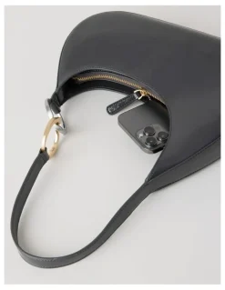 Blaq Bailey Shoulder Bag in Gunmetal