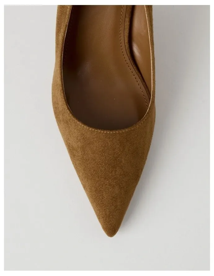 Blaq Becka Heeled Shoes in Camel