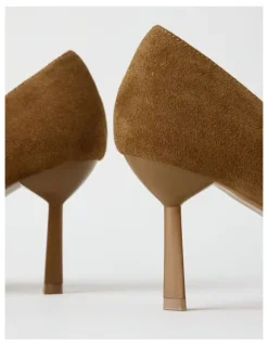 Blaq Becka Heeled Shoes in Camel
