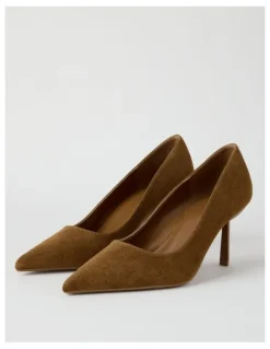 Blaq Becka Heeled Shoes in Camel