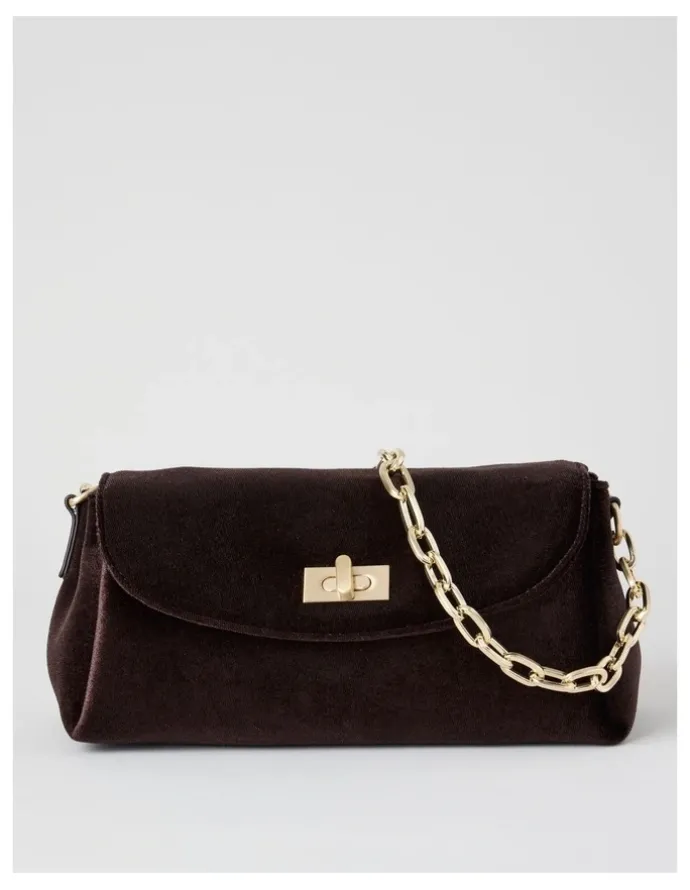 Blaq Bella Shoulder Bag in Chocolate