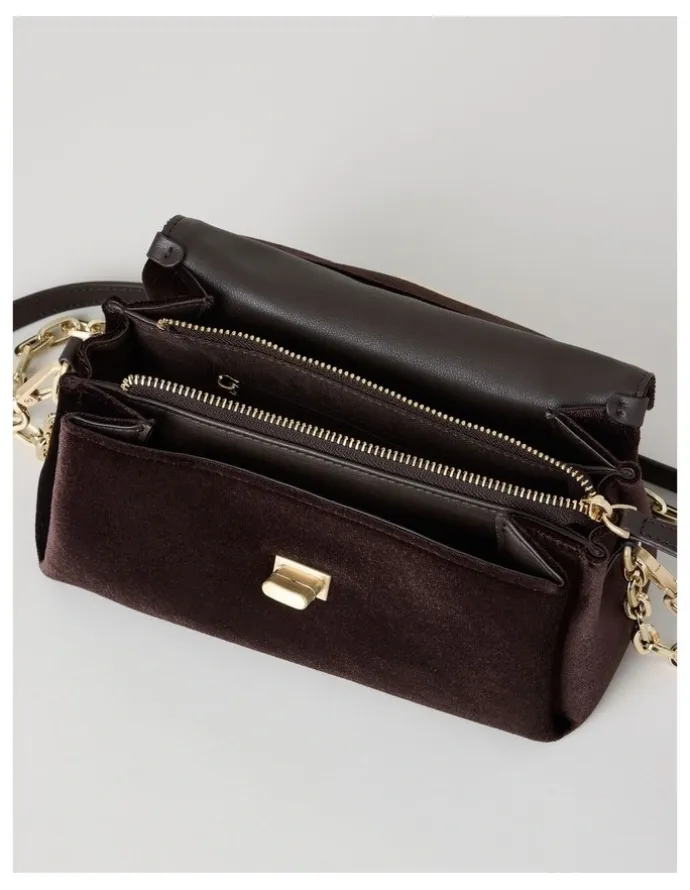 Blaq Bella Shoulder Bag in Chocolate