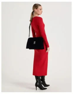 Blaq Bethany Clutch Bag in Black