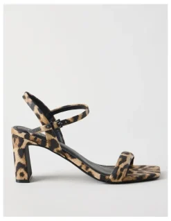 Blaq Bianca Sandal in Leopard