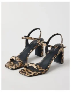 Blaq Bianca Sandal in Leopard