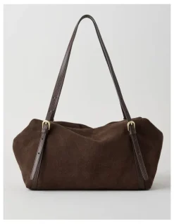 Blaq Billy Leather Tote Bag in Chocolate