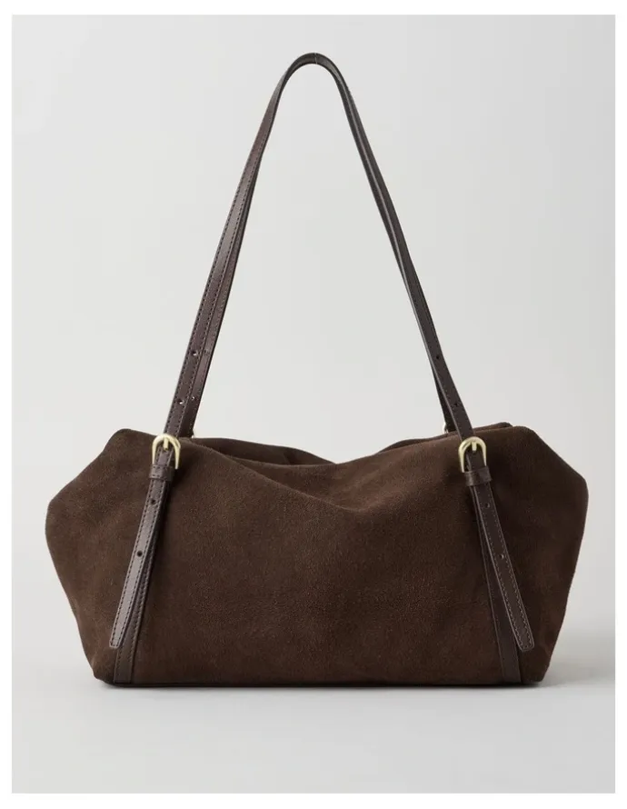 Blaq Billy Leather Tote Bag in Chocolate