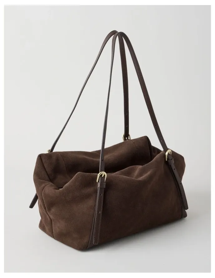 Blaq Billy Leather Tote Bag in Chocolate