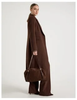 Blaq Billy Leather Tote Bag in Chocolate