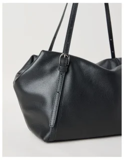Blaq Billy Leather Tote Bag in Black