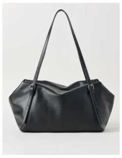 Blaq Billy Leather Tote Bag in Black
