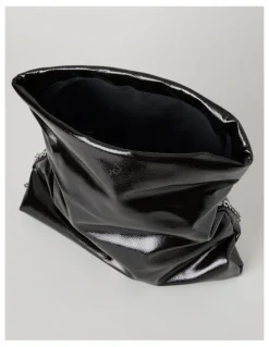 Blaq Blossom Clutch Bag in Black