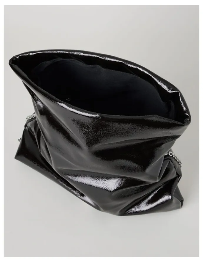 Blaq Blossom Clutch Bag in Black