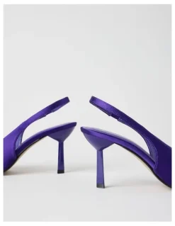 Blaq Breanna Heeled Shoes in Purple