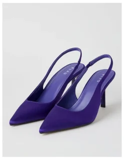 Blaq Breanna Heeled Shoes in Purple