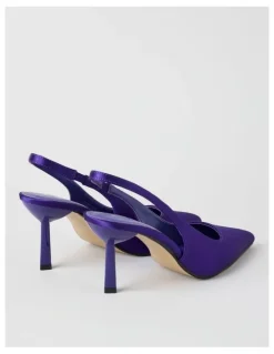 Blaq Breanna Heeled Shoes in Purple