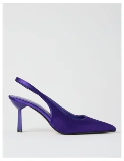 Blaq Breanna Heeled Shoes in Purple