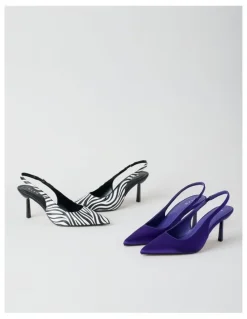 Blaq Breanna Heeled Shoes in Purple