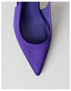 Blaq Breanna Heeled Shoes in Purple