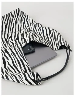 Blaq Bree Shoulder Bag in Zebra