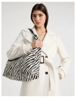 Blaq Bree Shoulder Bag in Zebra