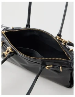 Blaq Brianna Shoulder Bag in Gunmetal