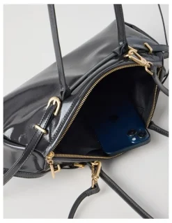 Blaq Brianna Shoulder Bag in Gunmetal