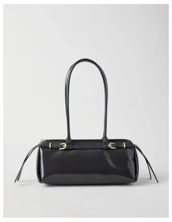 Blaq Brianna Shoulder Bag in Gunmetal