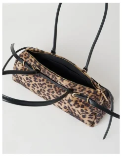 Blaq Brianna Shoulder Bag in Leopard
