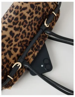 Blaq Brianna Shoulder Bag in Leopard