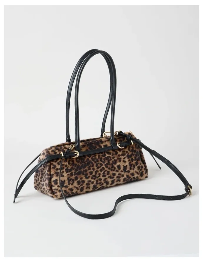 Blaq Brianna Shoulder Bag in Leopard