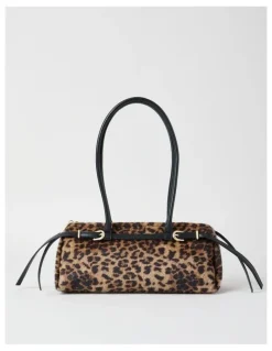 Blaq Brianna Shoulder Bag in Leopard